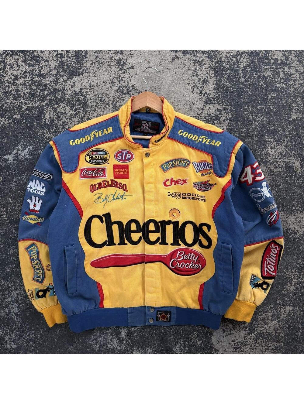 Vintage 90’s JH Design Cheerios Racing Jacket